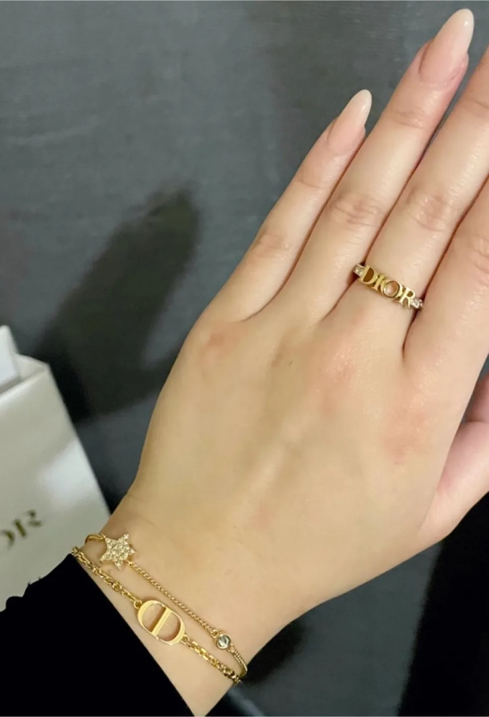 gold filled Ring with CZ Crystals image indicator(3)