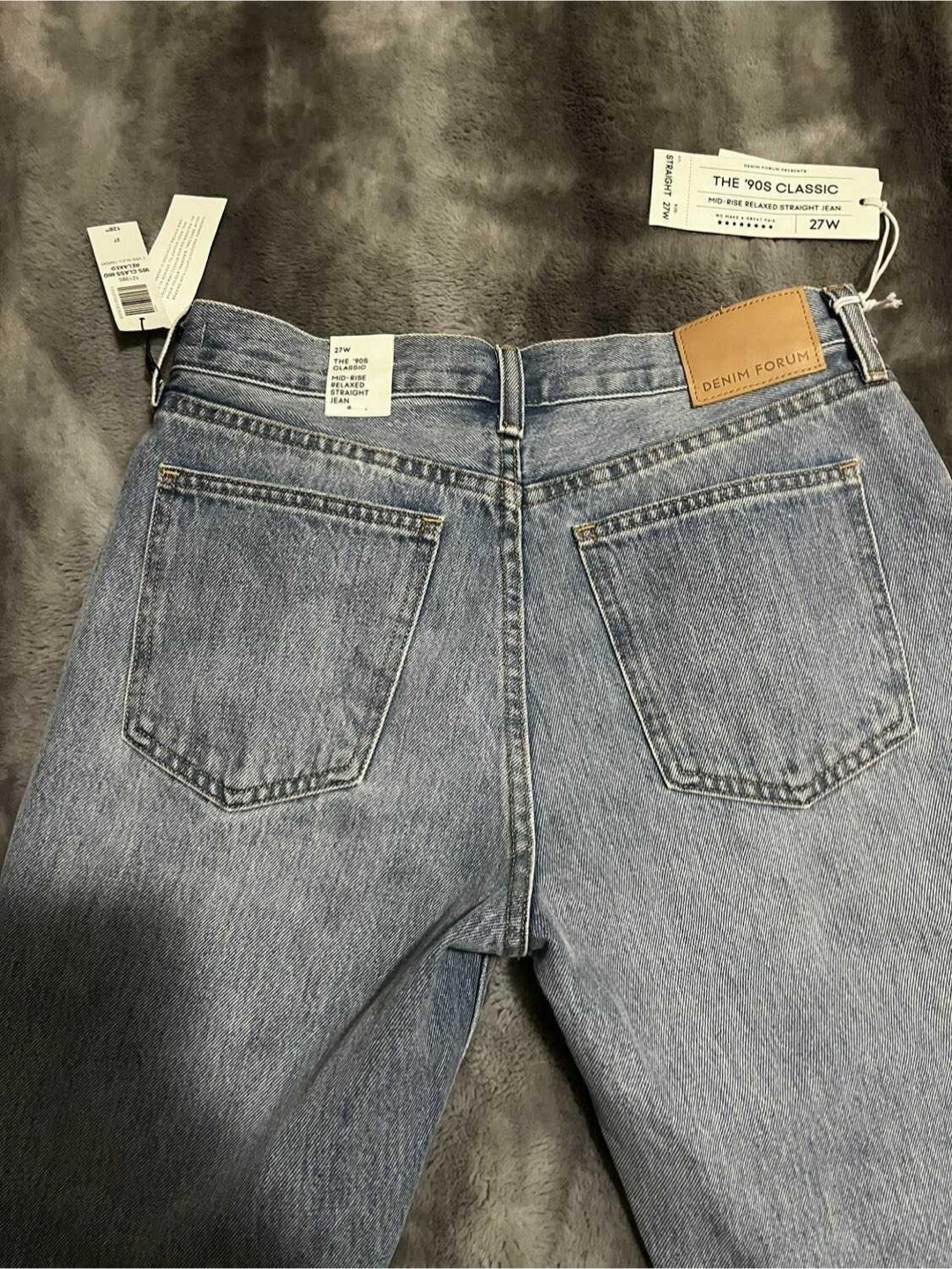Denim Forum The 90s Classic Straight Jeans - Size 27W - photo 2