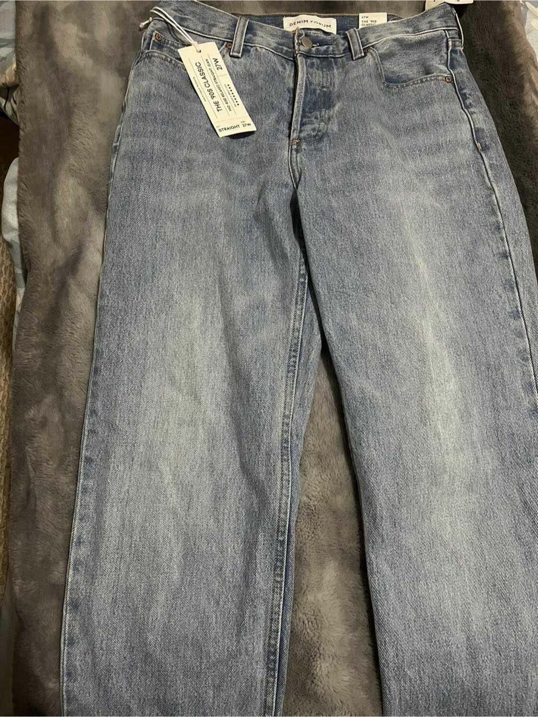 Denim Forum The 90s Classic Straight Jeans - Size 27W - photo 5
