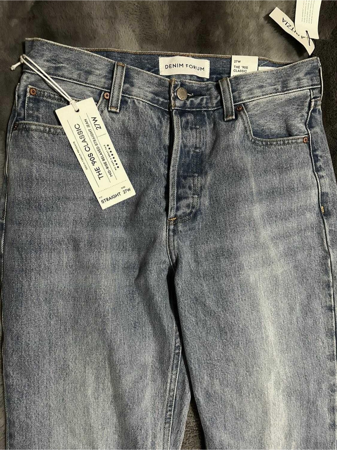 Denim Forum The 90s Classic Straight Jeans - Size 27W - photo 4