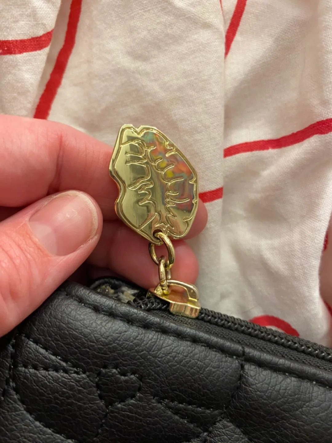 Betsey Johnson Cat Face Quilted Handbag image indicator(3)