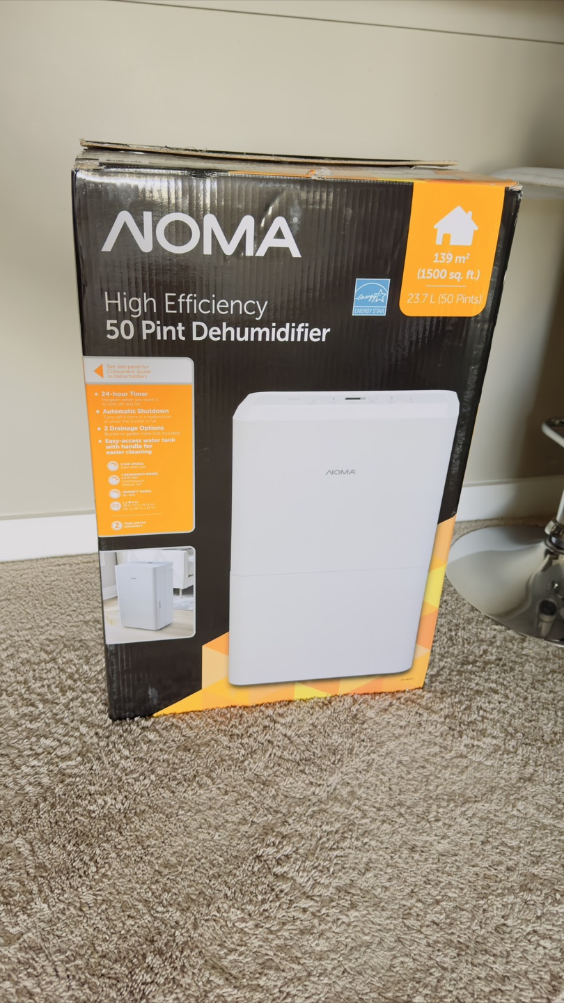 NOMA 50 Pint High Efficiency Dehumidifier