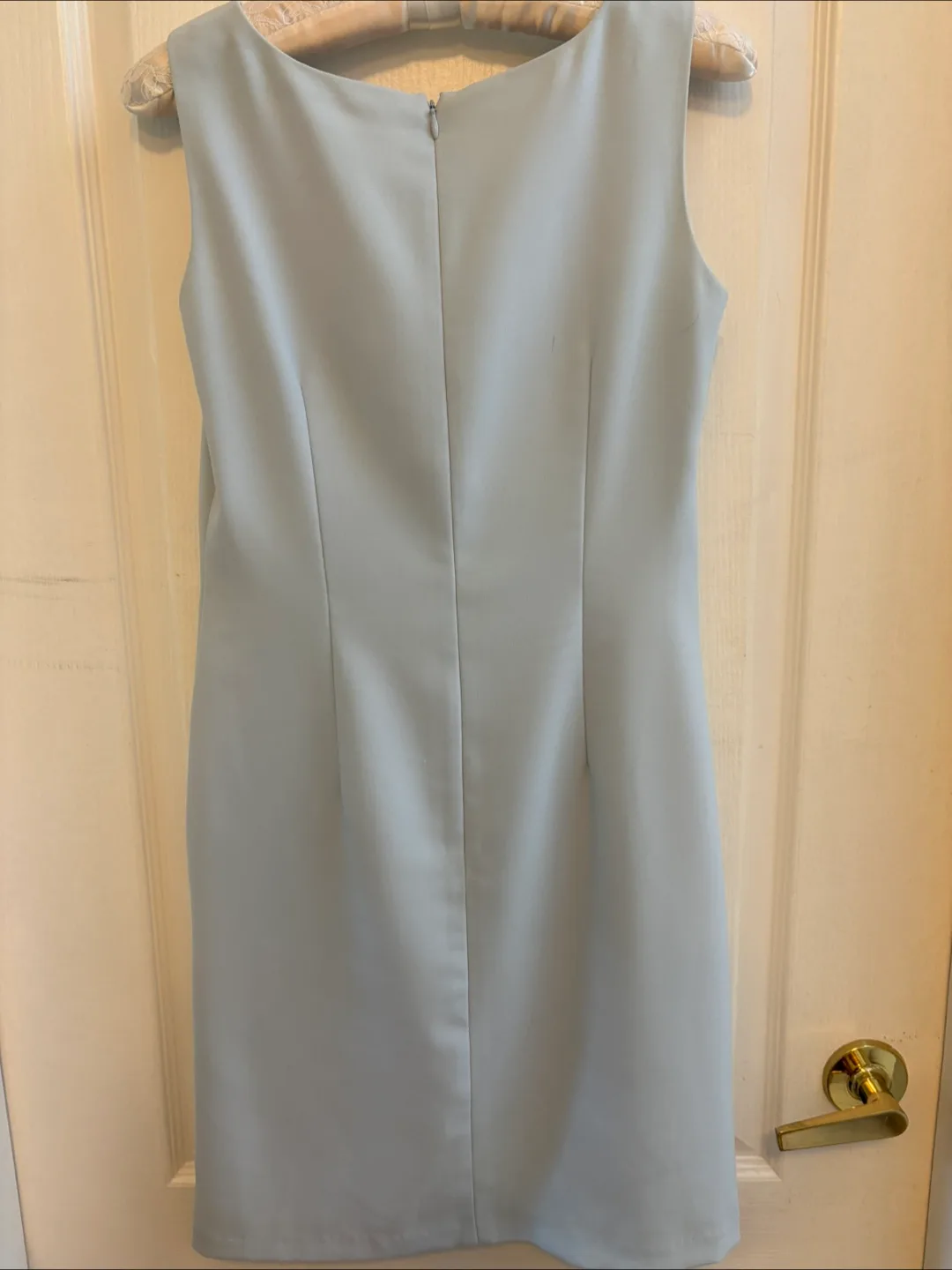 Wanko Light Blue Sleeveless Sheath Dress Size 34 small 🧡 image indicator(2)