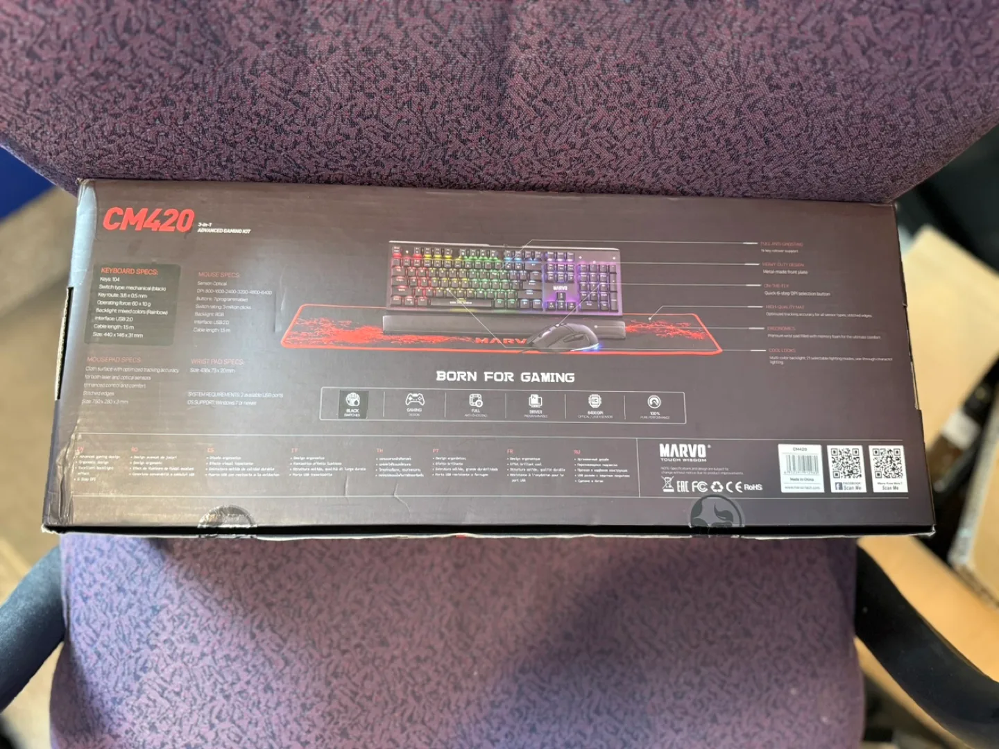 MARVO CM420 3-in-1 Advanced Gaming Kit image indicator(3)