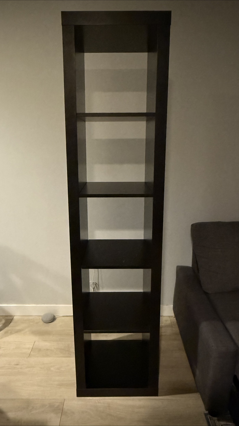 IKEA Kallax - Black Bookshelf