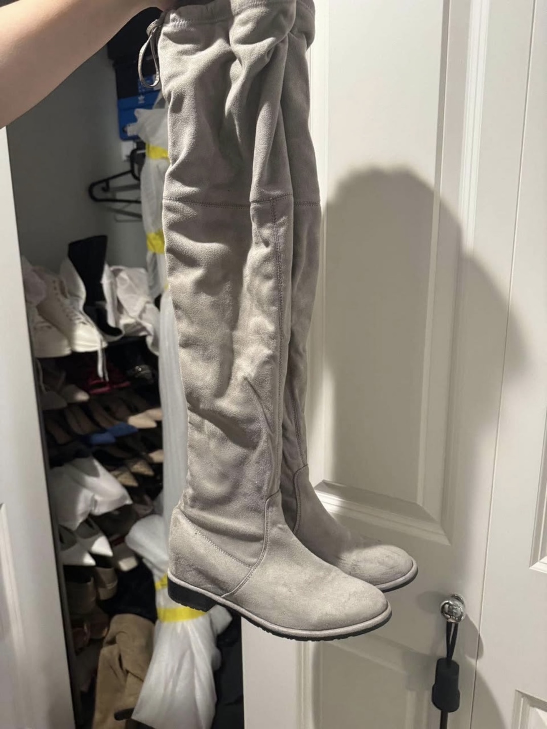 Grey Over-the-Knee Boots - photo 3