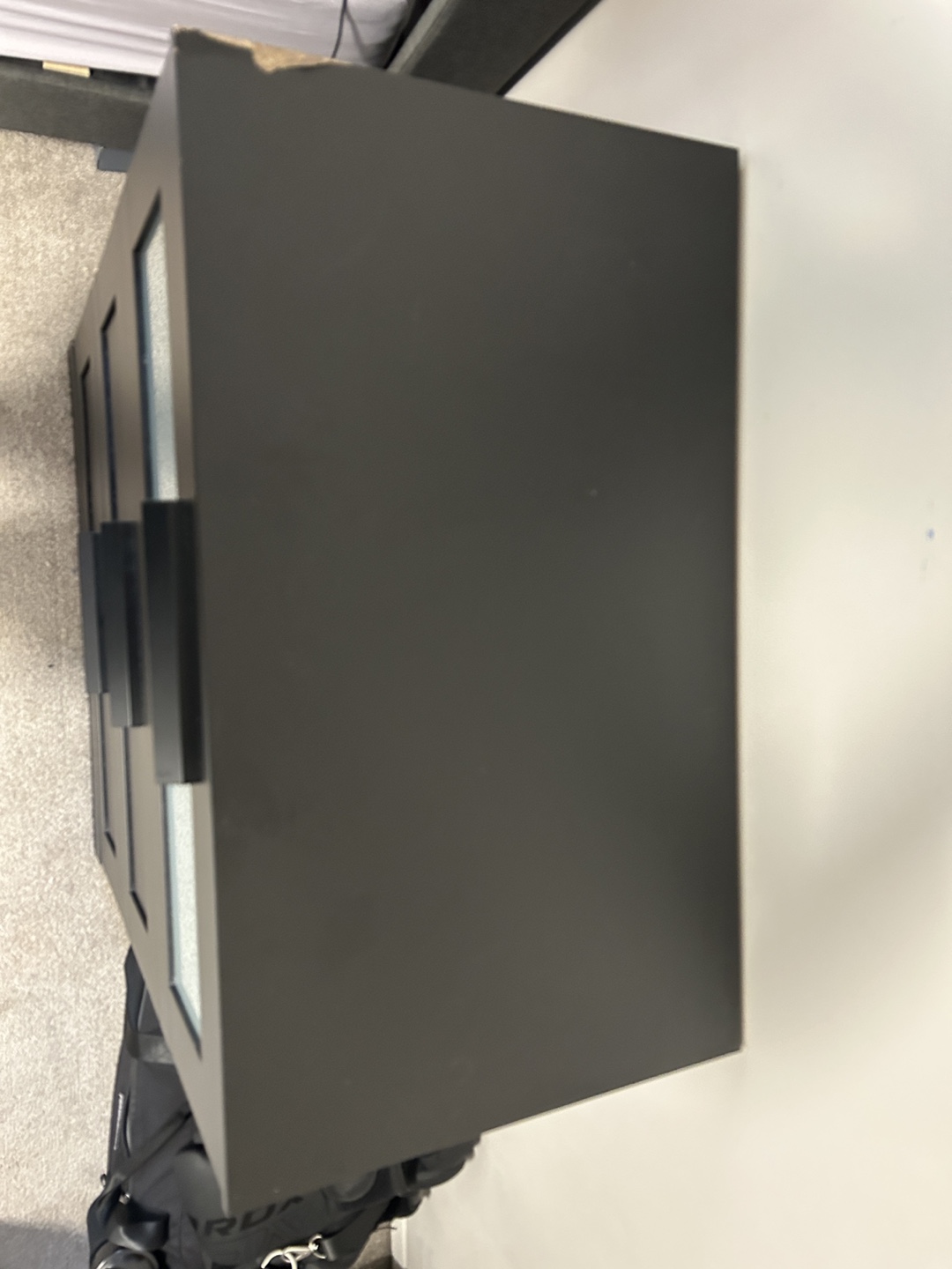Black Three-Drawer Dresser - photo 2
