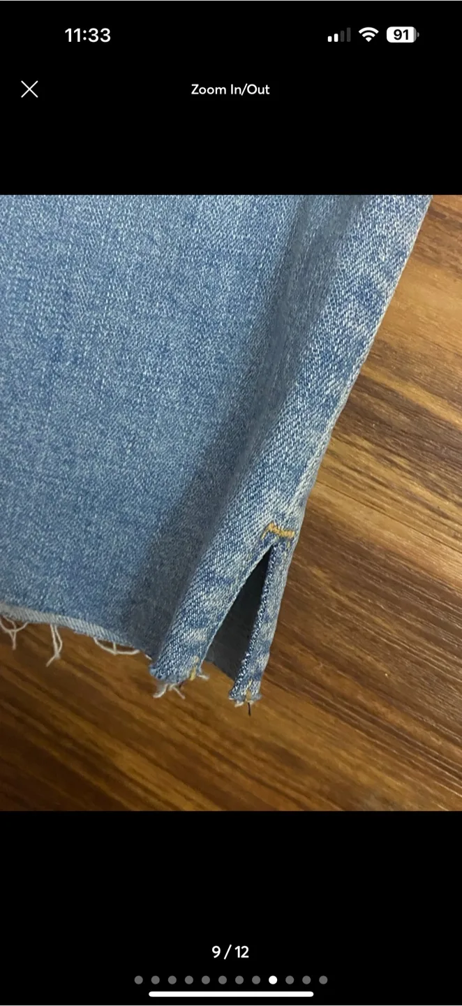 Gap Women's Light Wash Denim Shorts Size 27 image indicator(8)