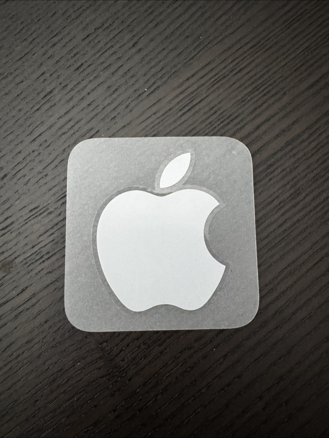Apple Logo Sticker 🧡