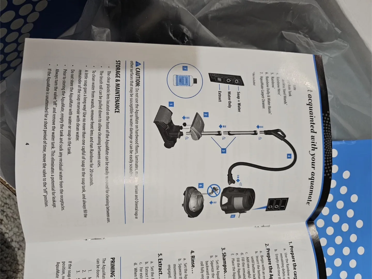 Rainbow Aquamate Water Vacuum (unused) - in original Box image indicator(8)