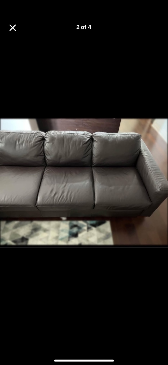 Brown Leather Sectional Sofa