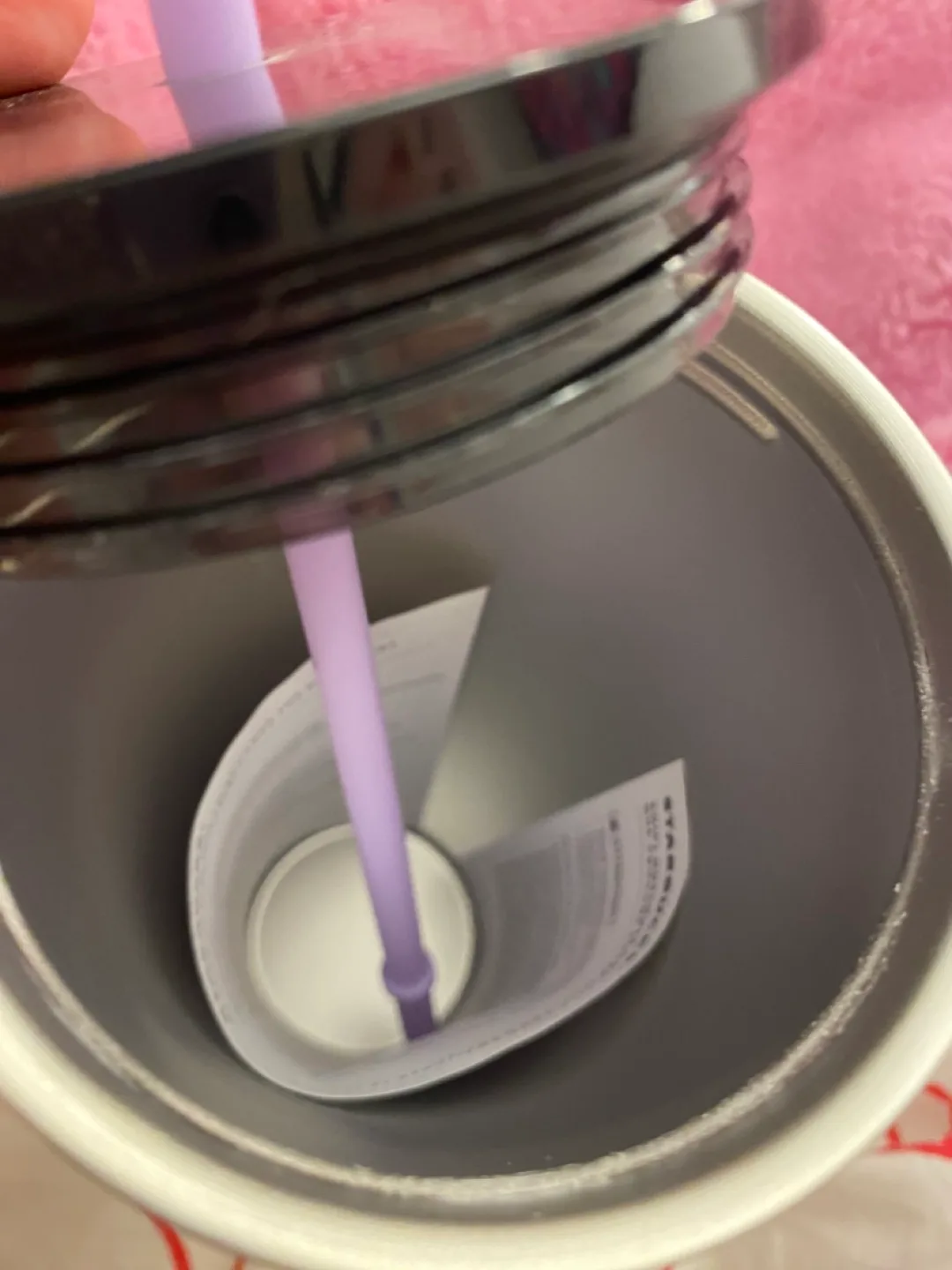 Starbucks Stainless Steel Tumbler with Floral Design image indicator(3)