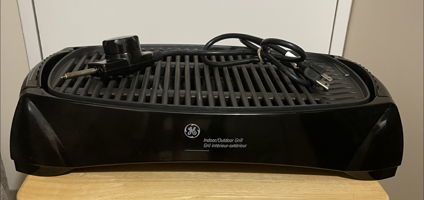 GE Indoor / Outdoor Electric Smokeless BBQ Grill - Black - photo 5