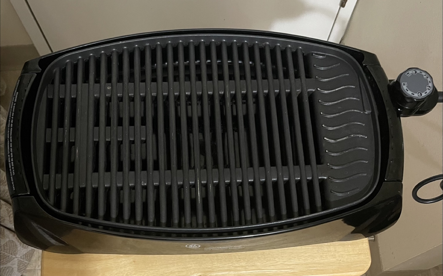 GE Indoor / Outdoor Electric Smokeless BBQ Grill - Black - photo 2