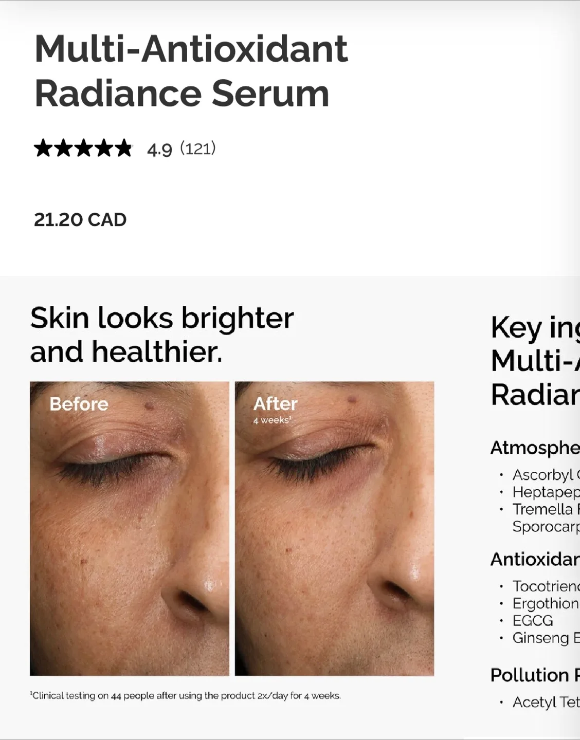 The Ordinary Multi-Antioxidant Radiance Serum 30ml image indicator(5)