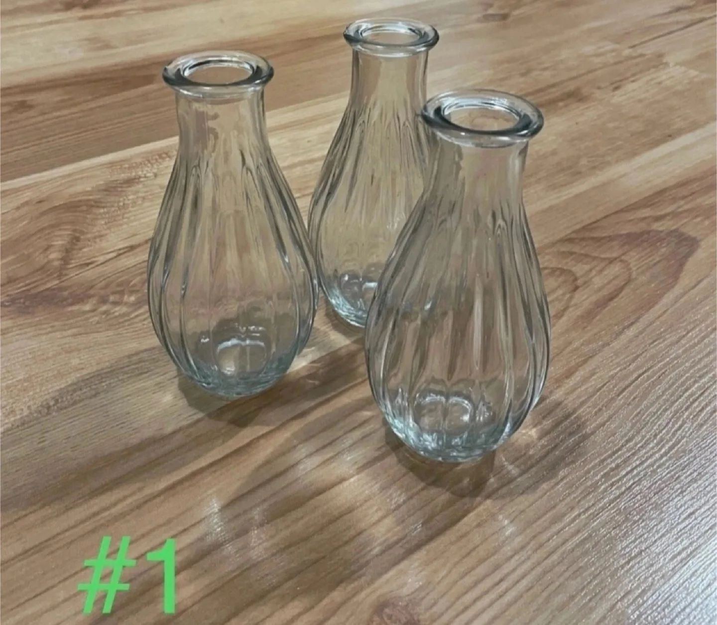 Small Glass Vase $3 ea. 2 for $5 image indicator(2)
