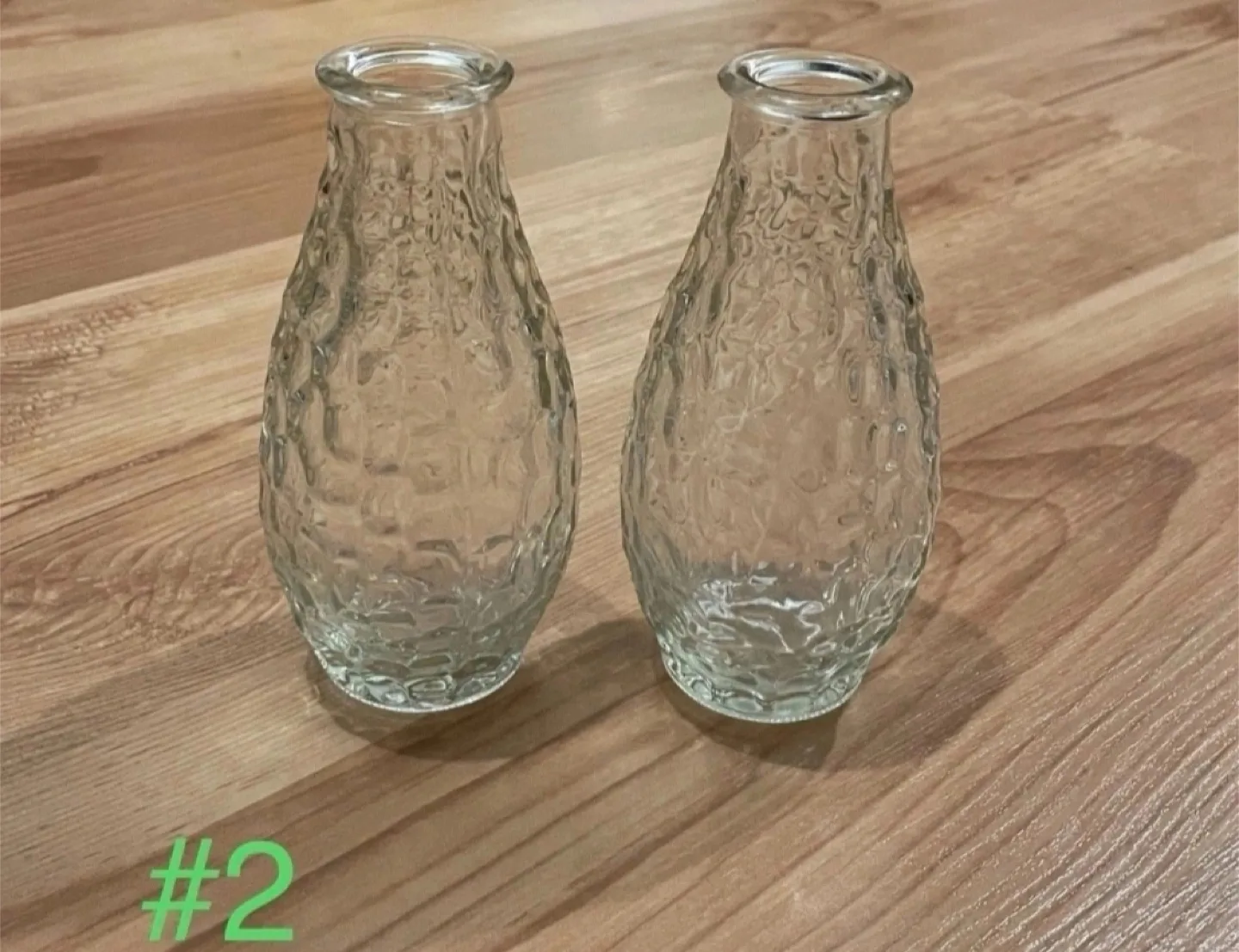 Small Glass Vase $3 ea. 2 for $5 image indicator(3)