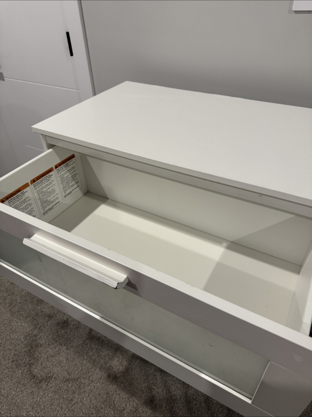 White IKEA  3-Drawer Chest - photo 3