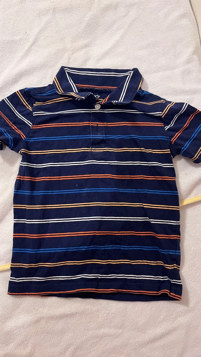 Striped Boys Polo Shirt thumbnail
