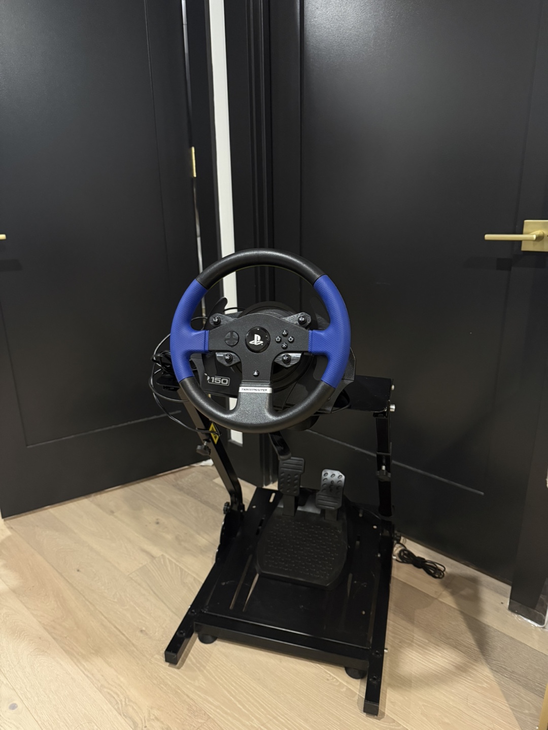 (Barely Used) Playstation Driving Wheel Stand with Racing Wheel