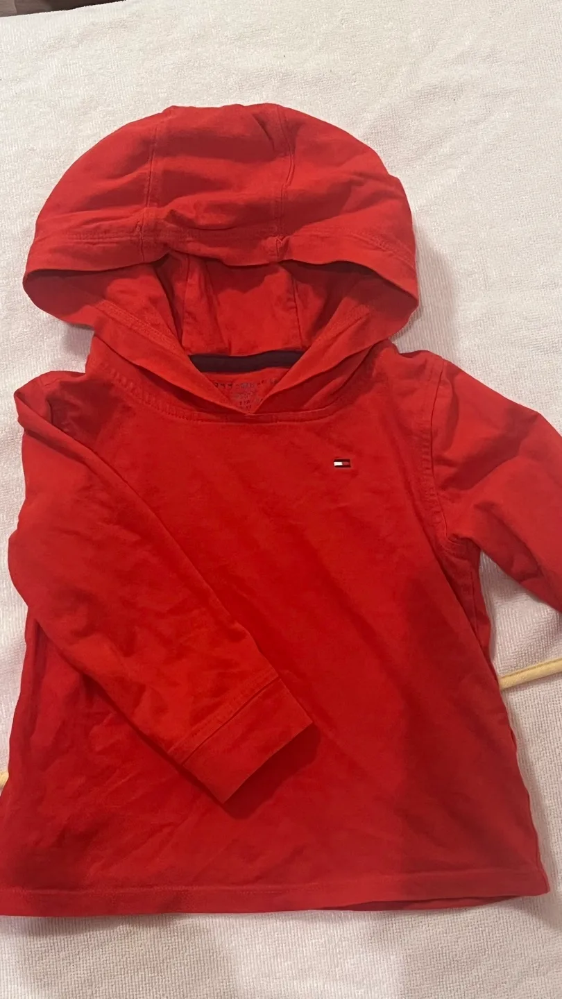 Toddler Red Tommy Hilfiger Hoodie thumbnail