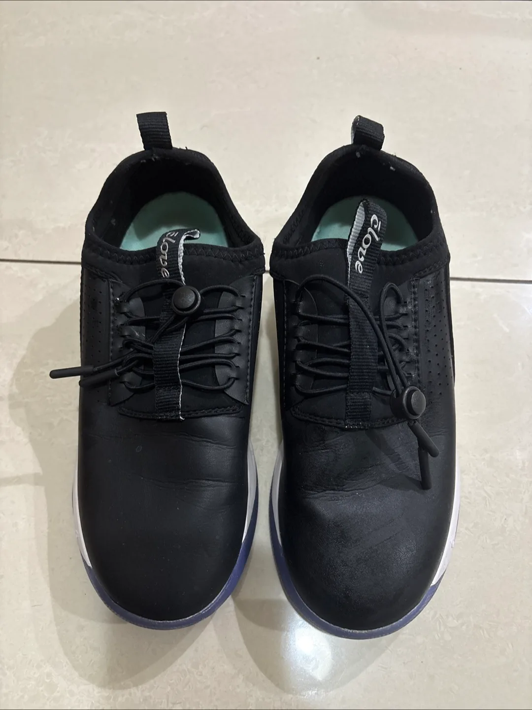Clove Women's Black Slip-On Sneakers thumbnail