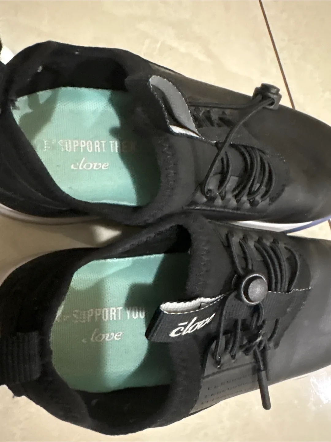 Clove Women's Black Slip-On Sneakers image indicator(4)