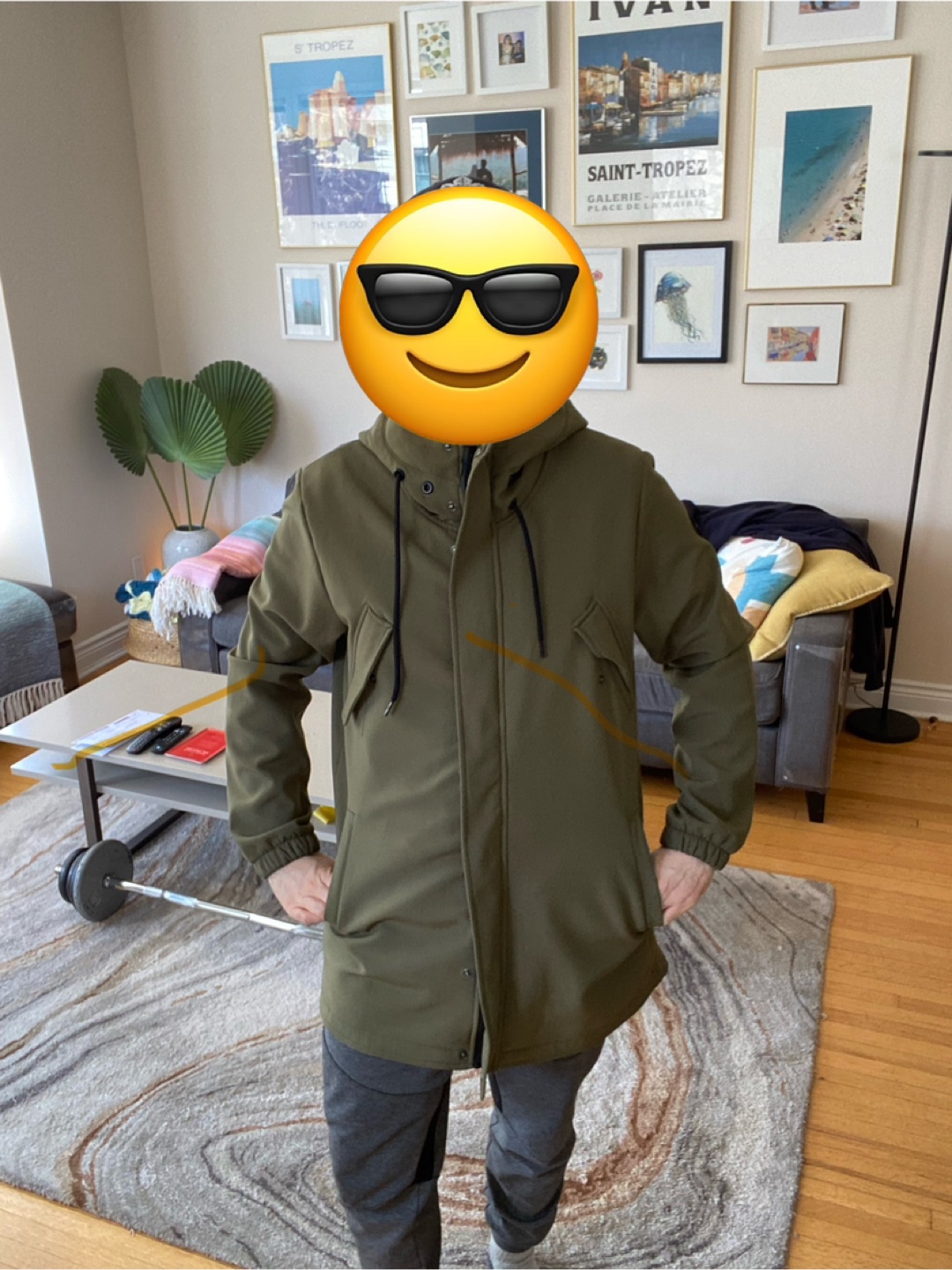 Only & Sons Olive Green Softshell Hooded Parka - photo 2