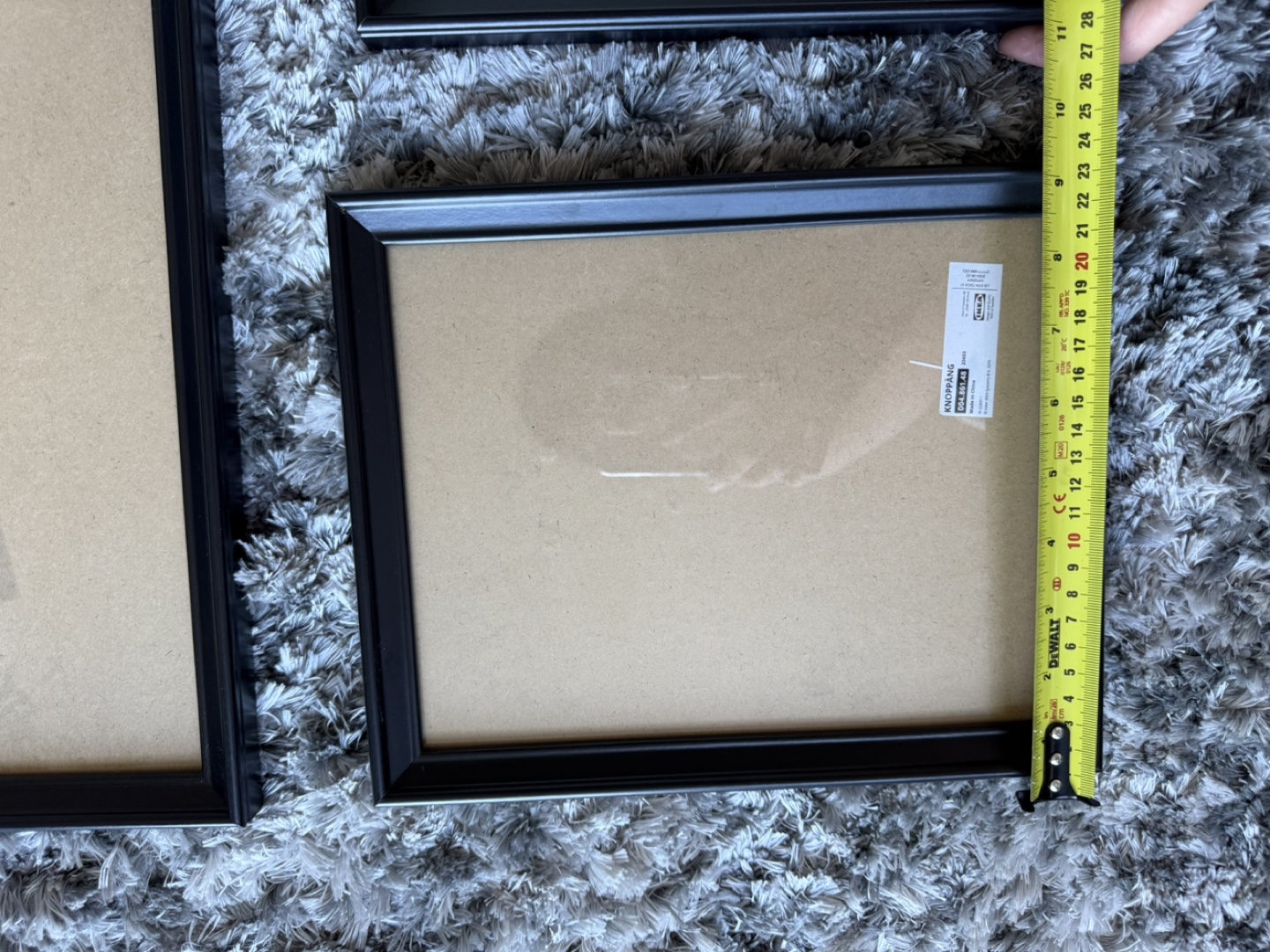 Set of 8 Black Picture Frames - photo 3