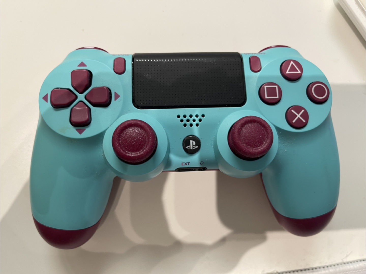 Custom PS4 Controller - Teal and Maroon