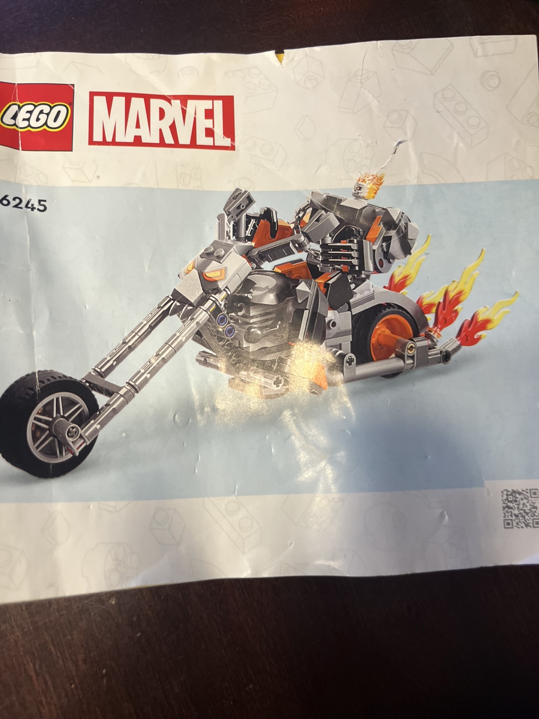 Lego marvel motorcycle