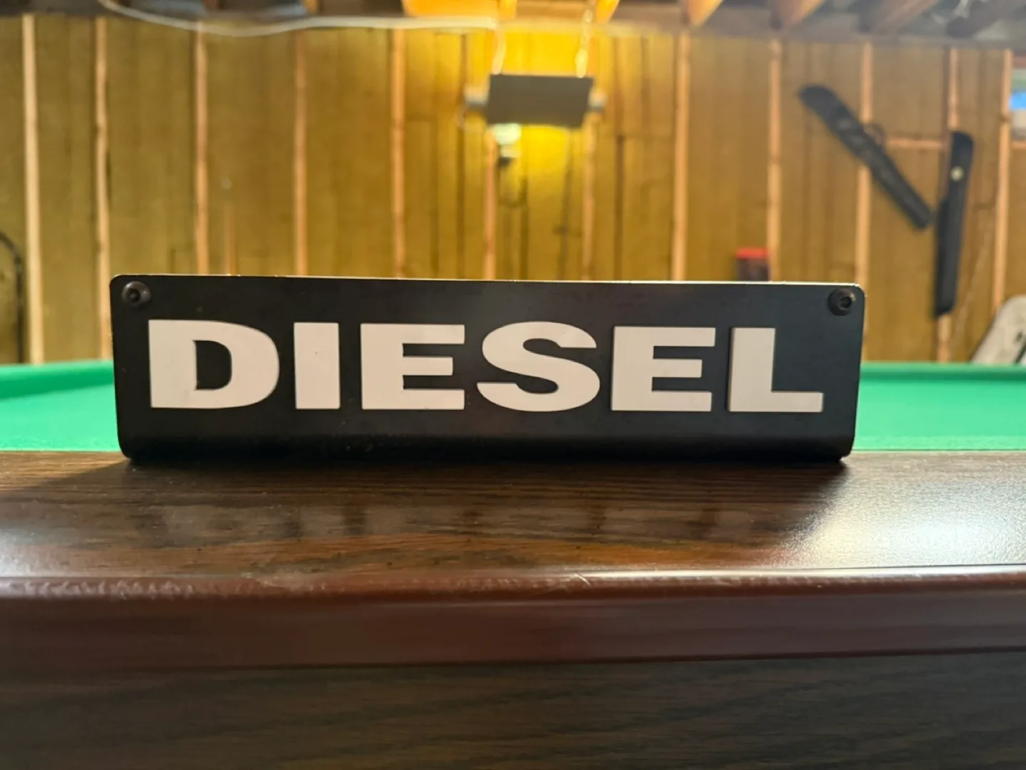 Diesel Brand Metal Sign thumbnail