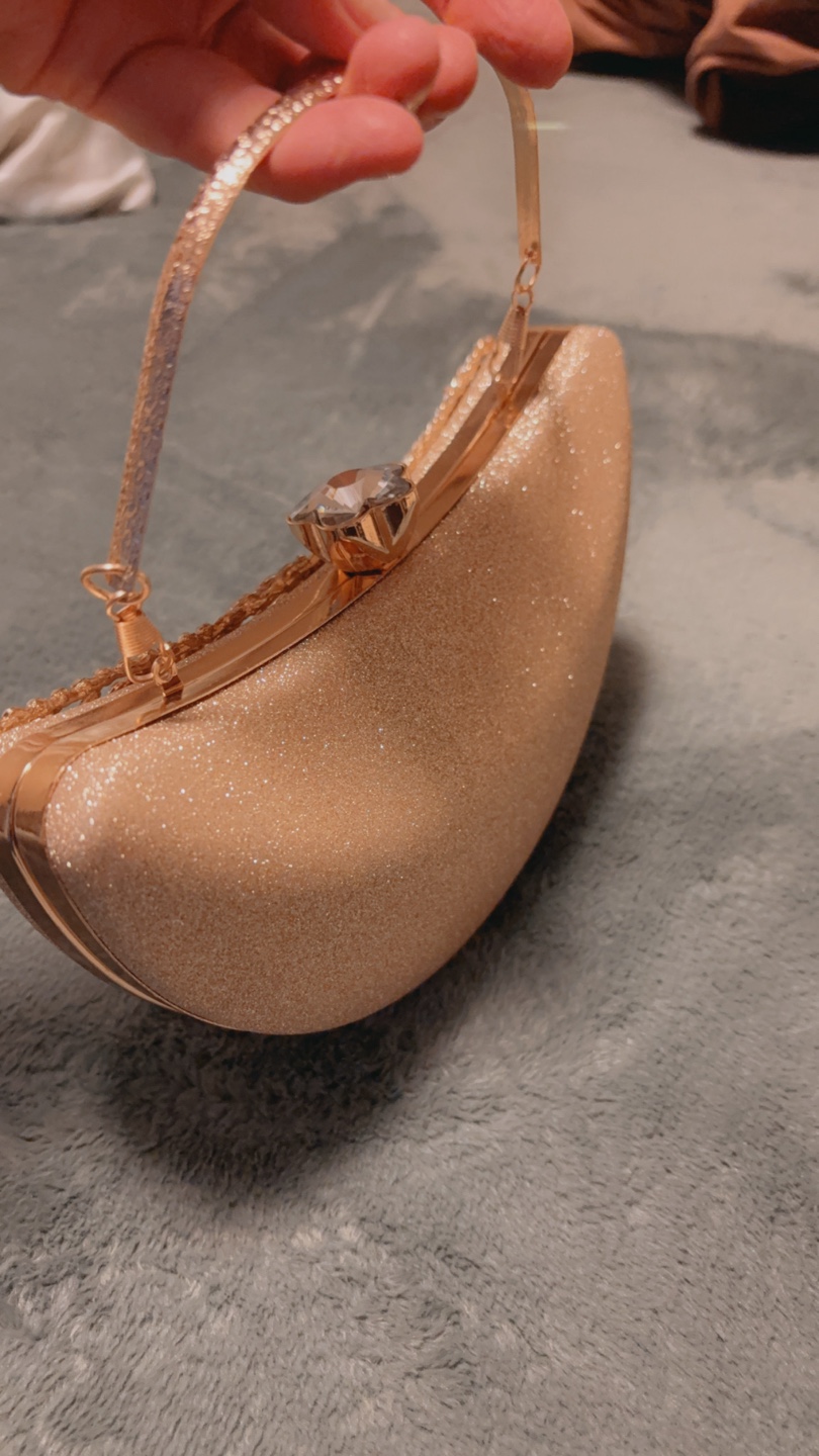 Sparkly Gold Evening Clutch - photo 2