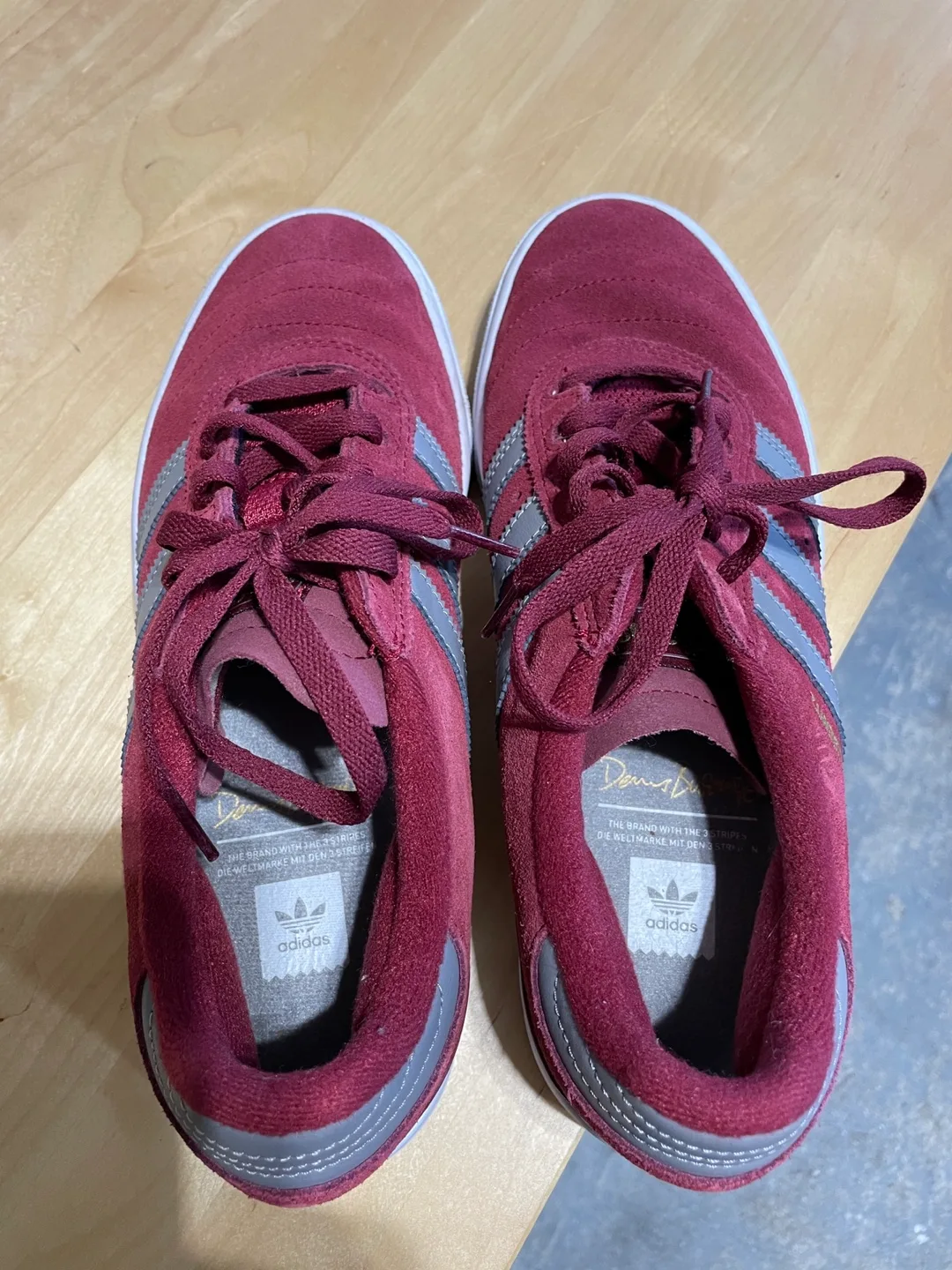 Adidas Busenitz Burgundy Skate Shoes 🧡 image indicator(2)