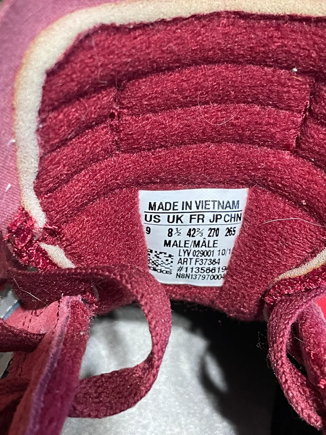 Adidas Busenitz Burgundy Skate Shoes 🧡 image indicator(6)