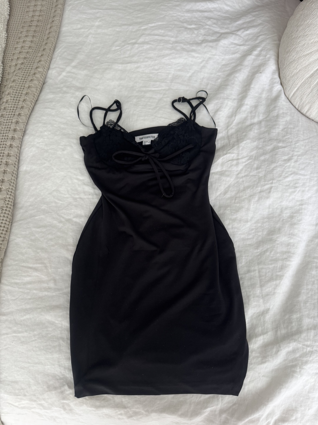 That's So Fetch Thiago Mini Dress - Black