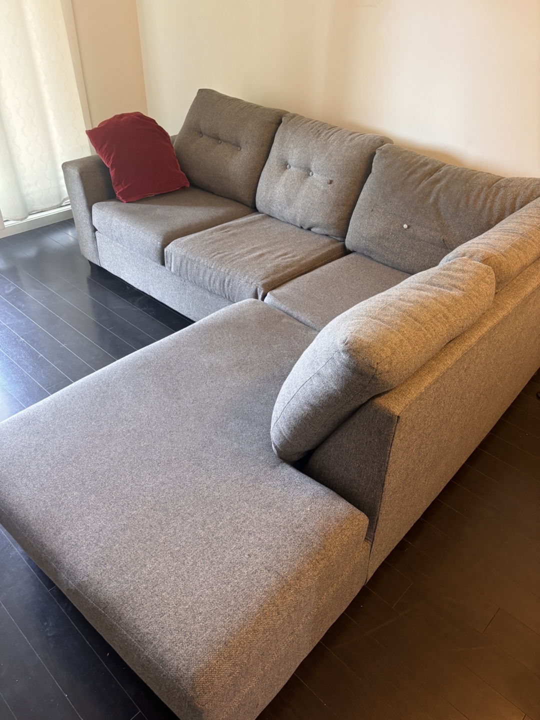 Grey Sectional Sofa - photo 2