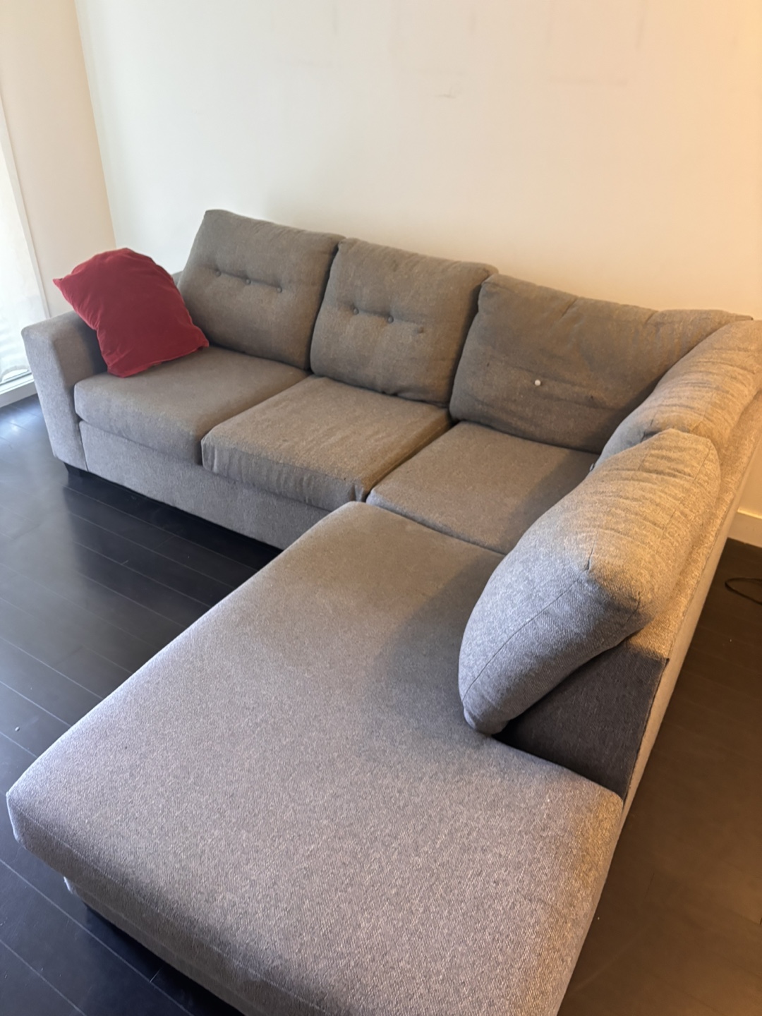 Grey Sectional Sofa - photo 4