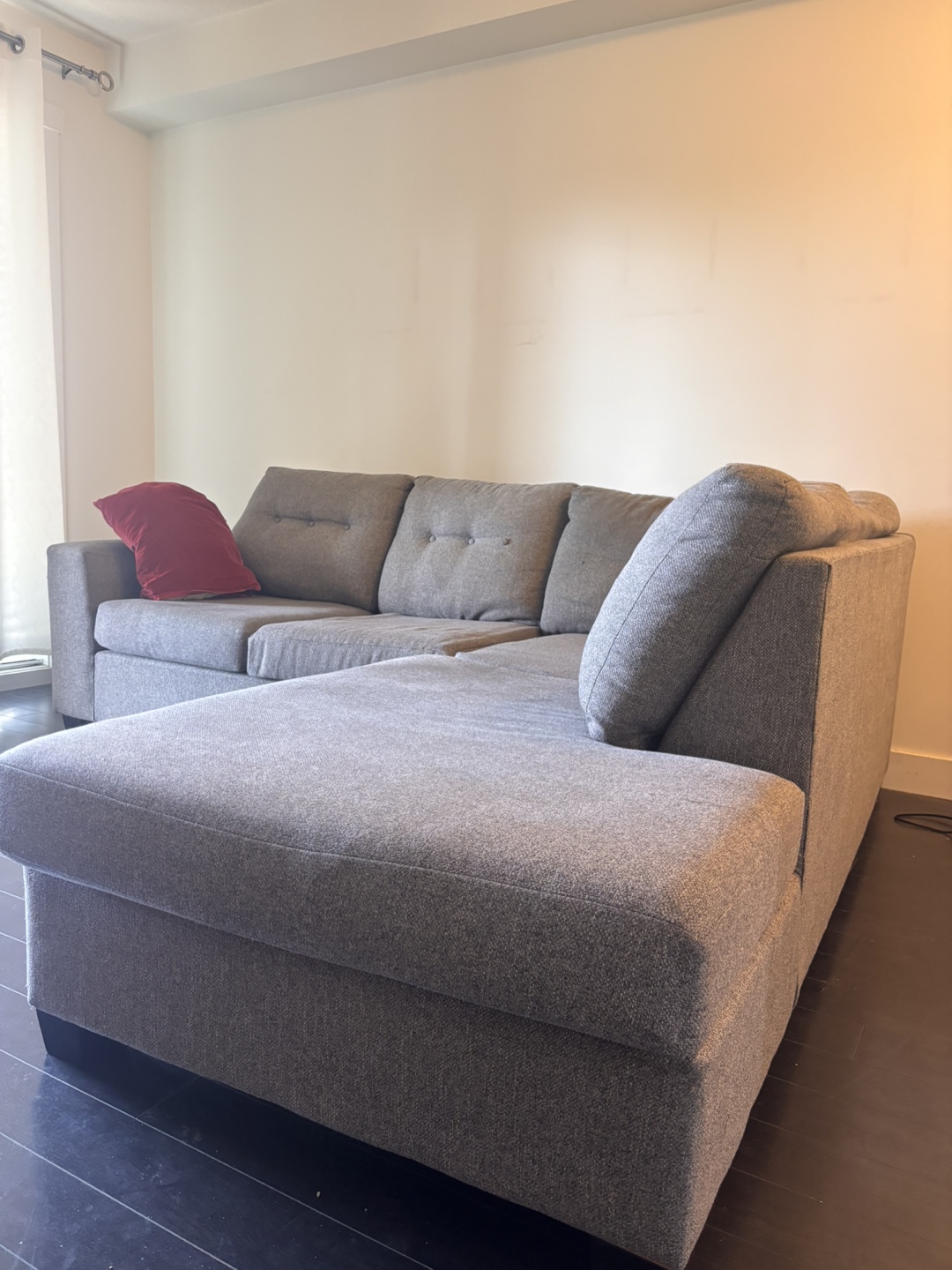 Grey Sectional Sofa - photo 3