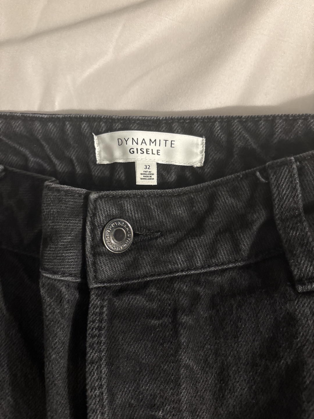 Dynamite Gisele Black Mom Jeans - Size 32 - photo 2