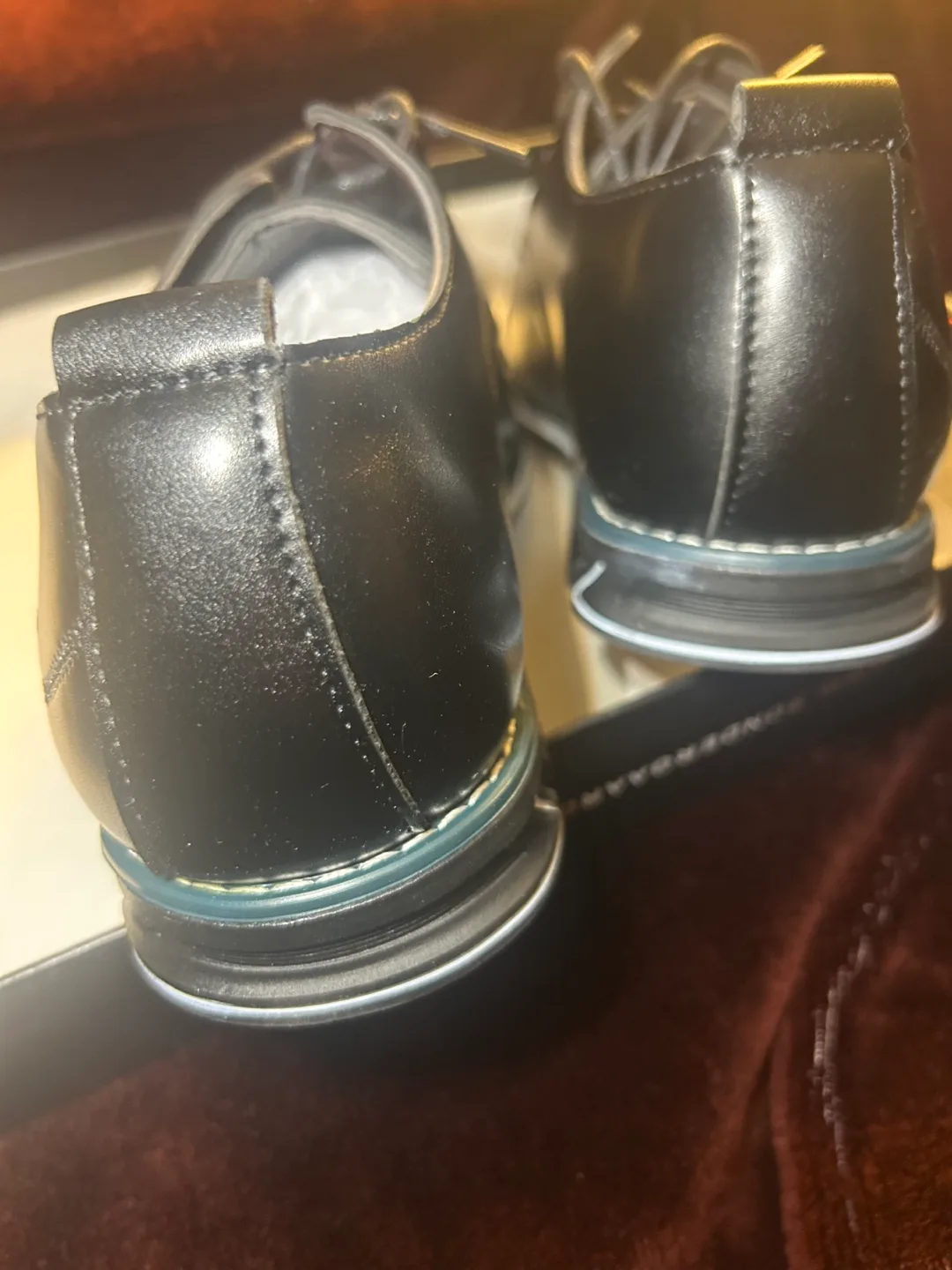 Men's Black Leather Formal/Casual Shoes - Size 42 image indicator(4)