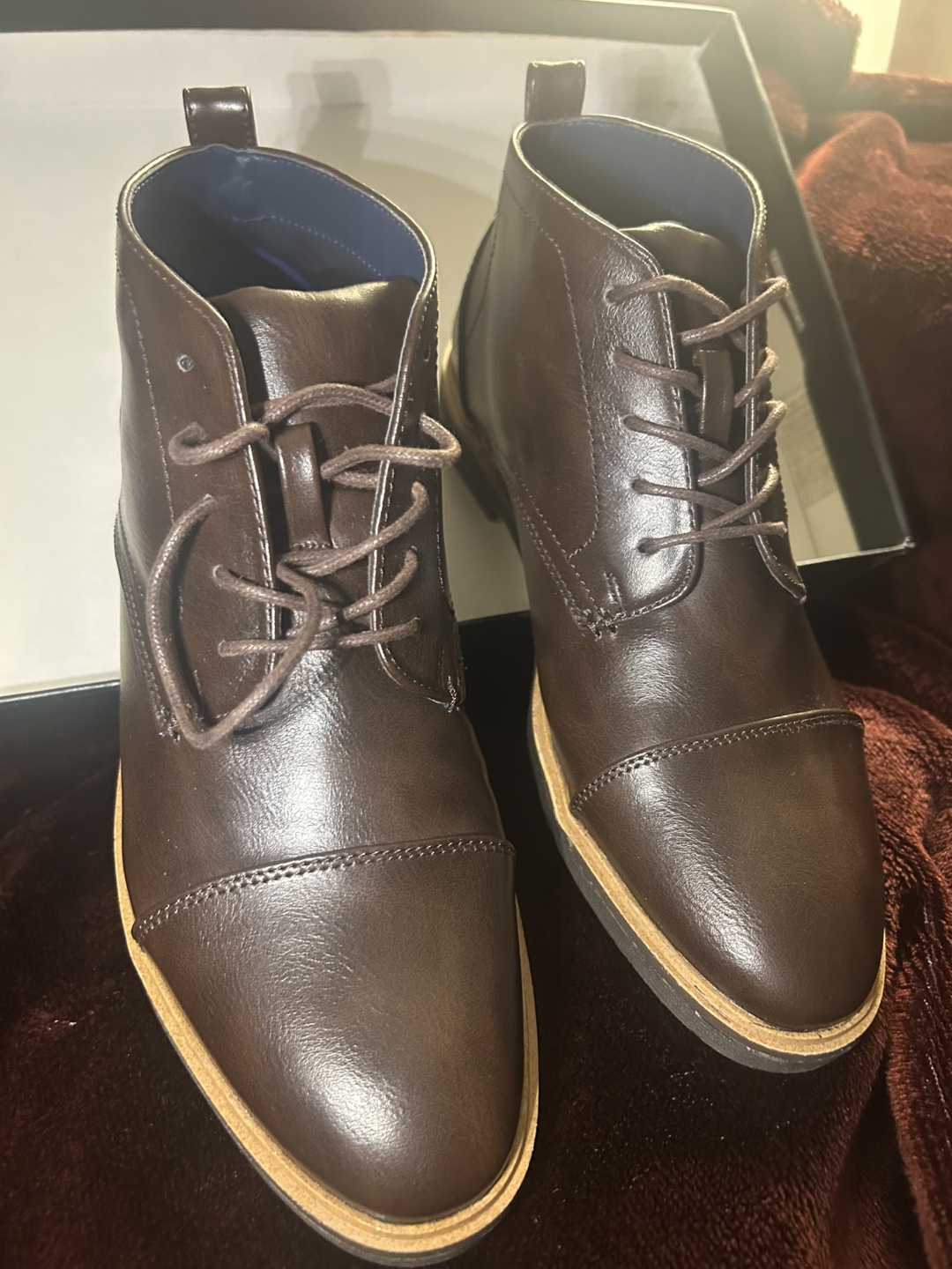 Men's Brown Leather SØNDERGAARD Boots Size 41 - photo 2