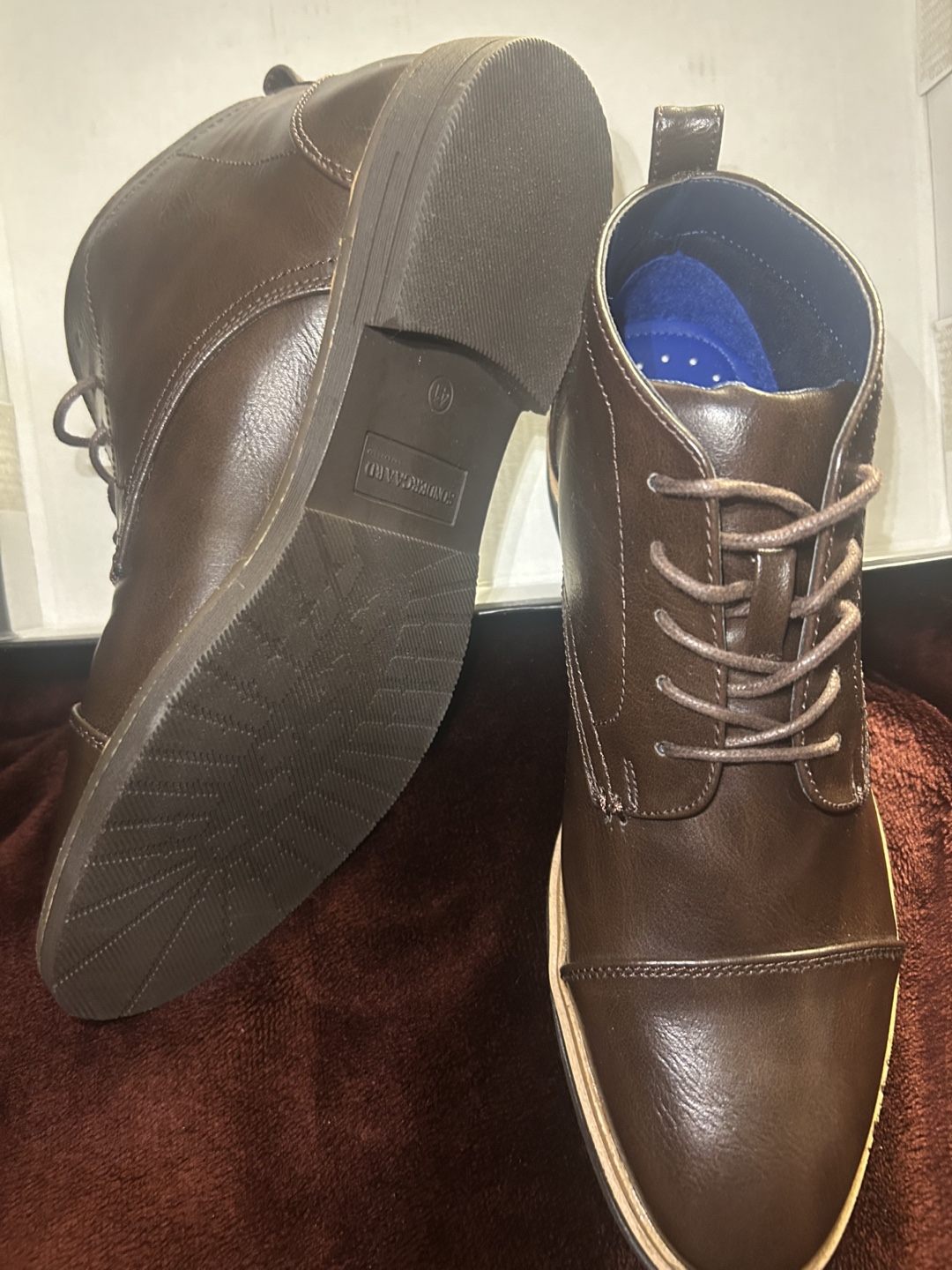 Men's Brown Leather SØNDERGAARD Boots Size 41 - photo 3