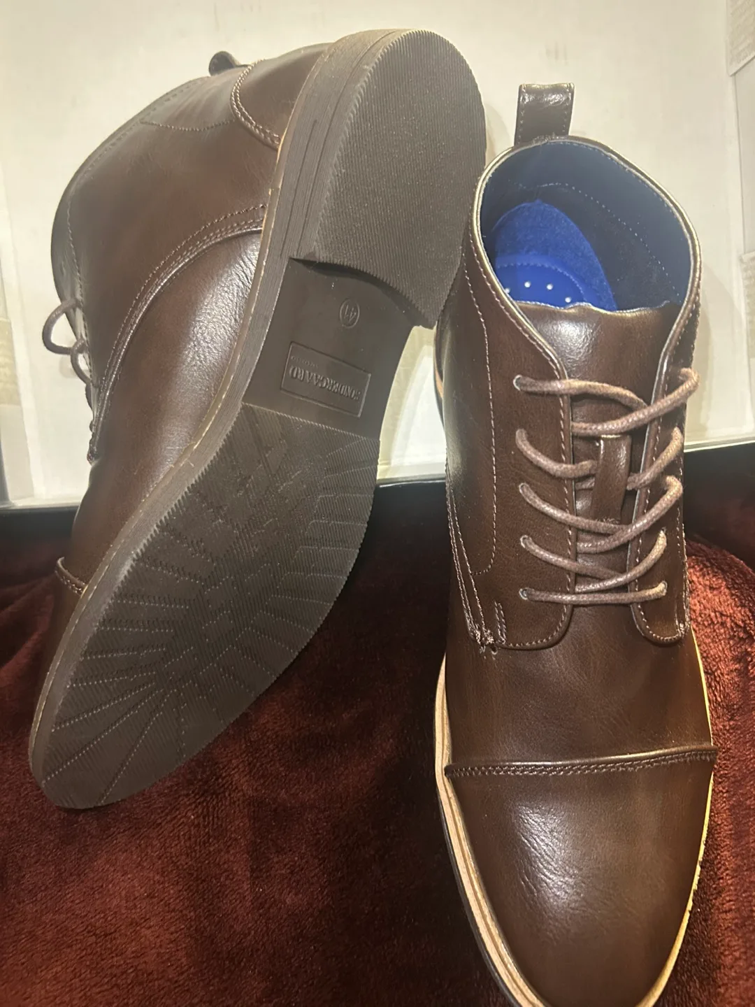 Men's Brown Leather SØNDERGAARD Boots Size 41 image indicator(3)