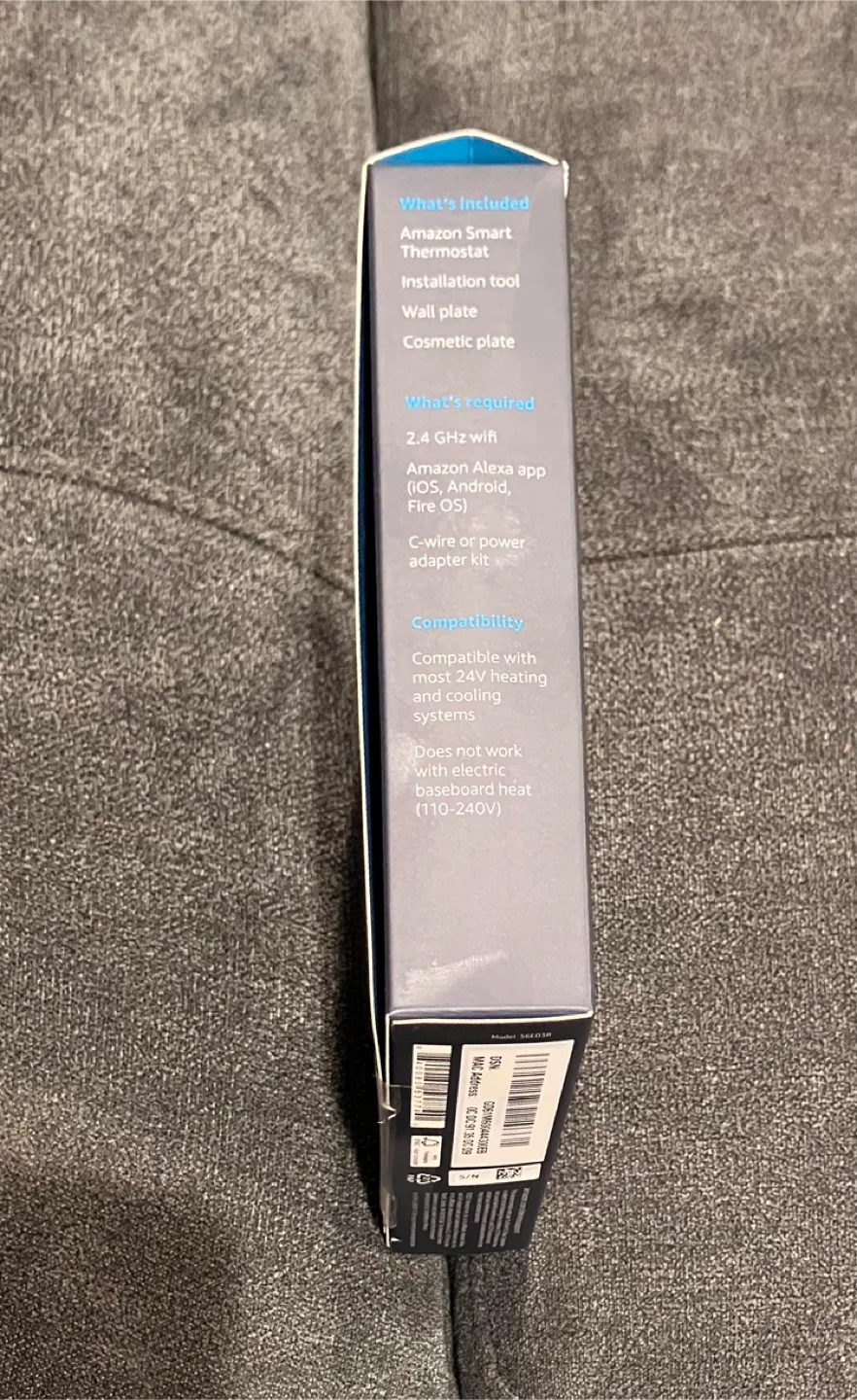 Amazon Smart Thermostat with Alexa Control - New in Box image indicator(4)