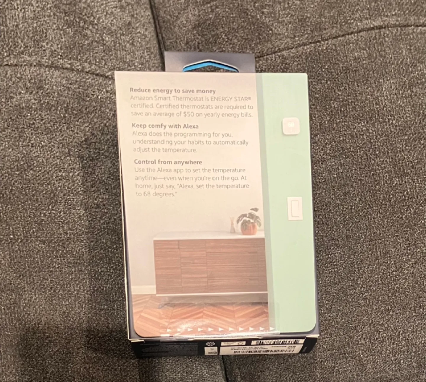 Amazon Smart Thermostat with Alexa Control - New in Box image indicator(3)