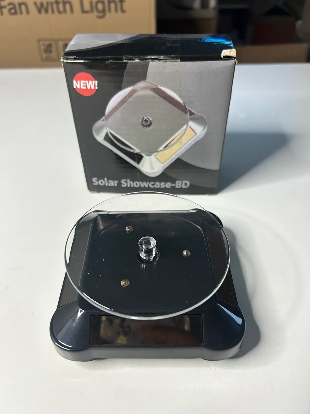 Solar Powered Rotating Display Stand thumbnail