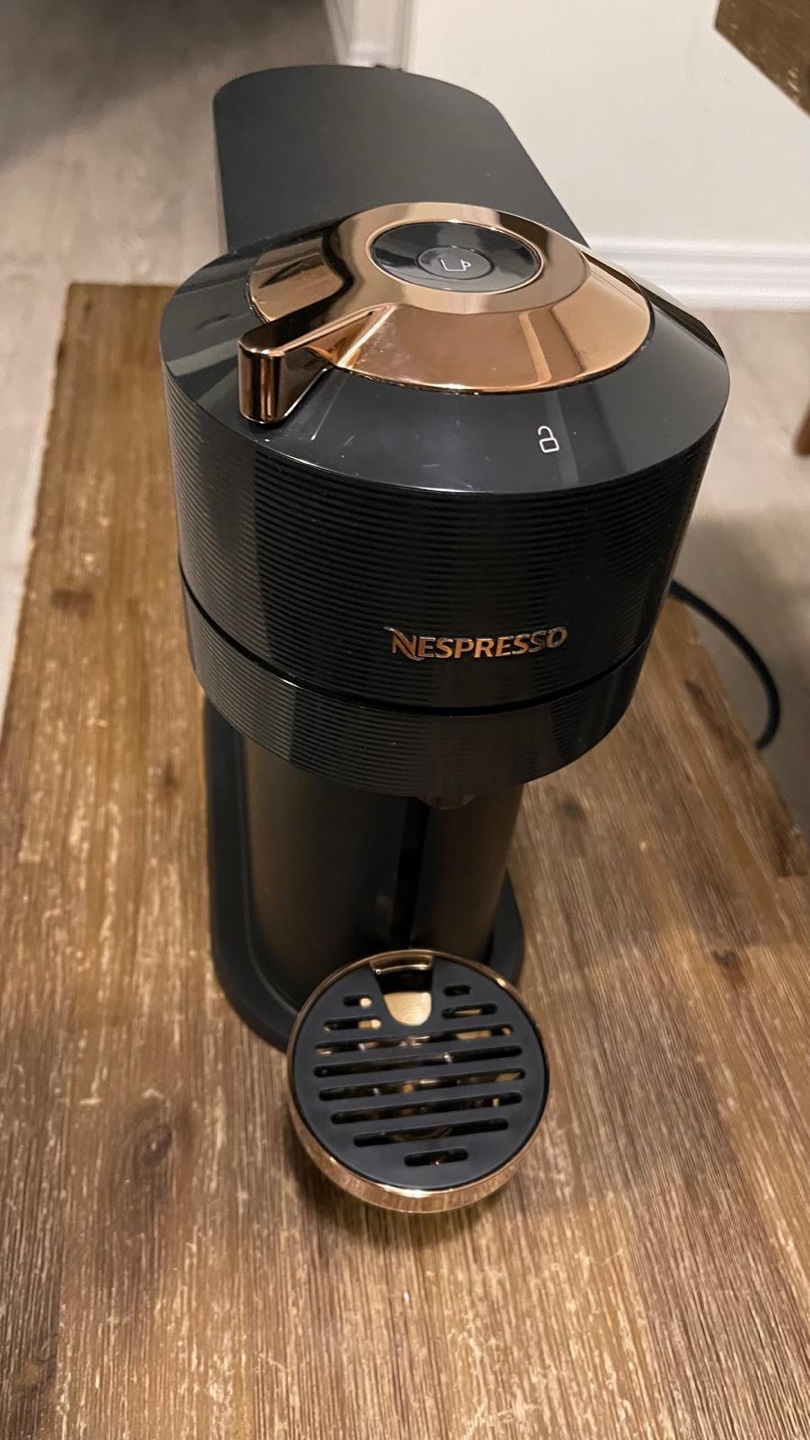 Nespresso Vertuo Next Coffee Machine - Black and Copper - photo 4