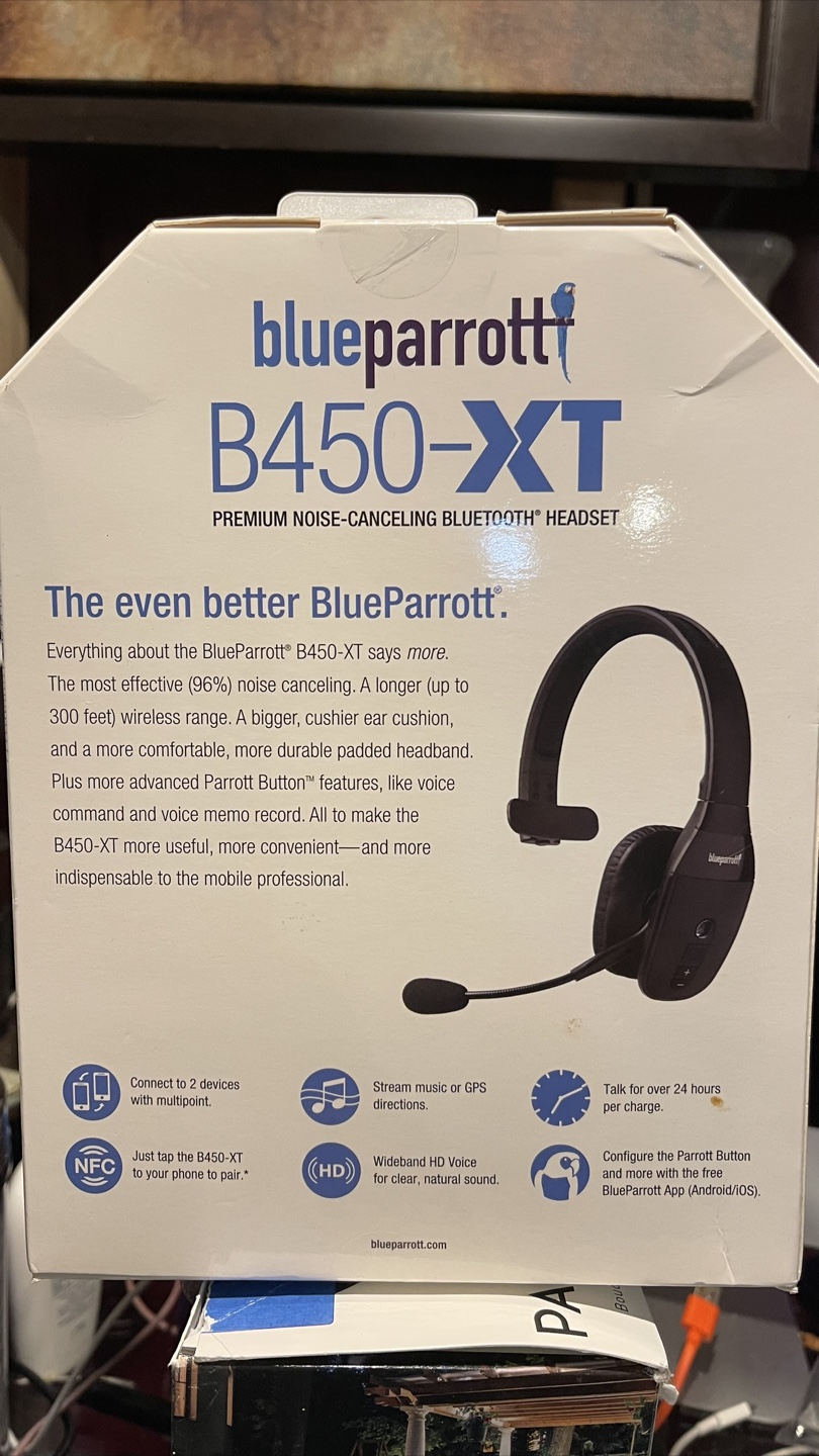 BlueParrott B450-XT Premium Noise-Cancelling Bluetooth Headset - photo 2