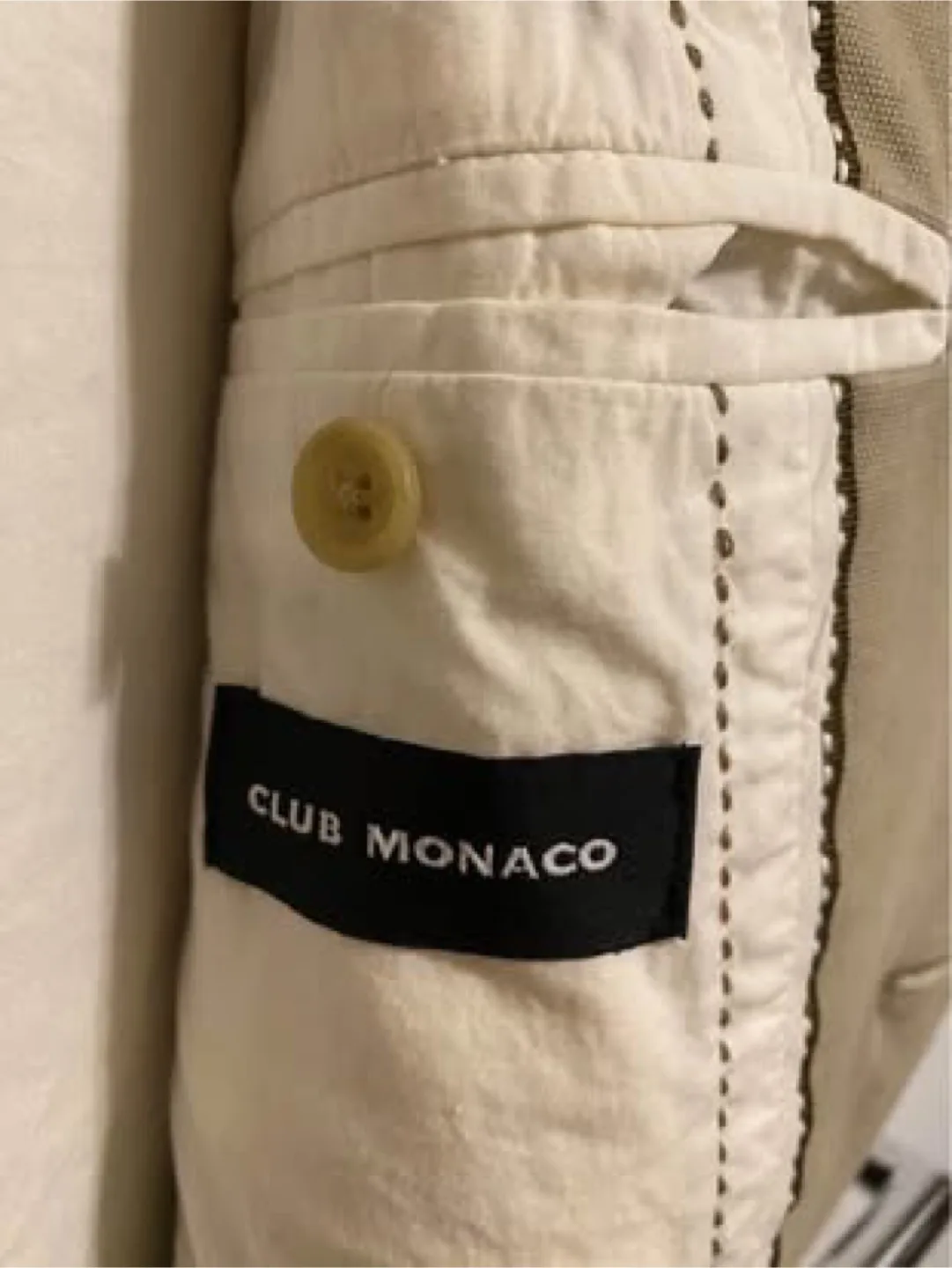Club Monaco Men's Beige Sport Coat image indicator(5)